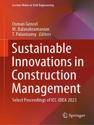 cover image of Sustainable Innovations in Construction Management